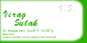 virag sulak business card